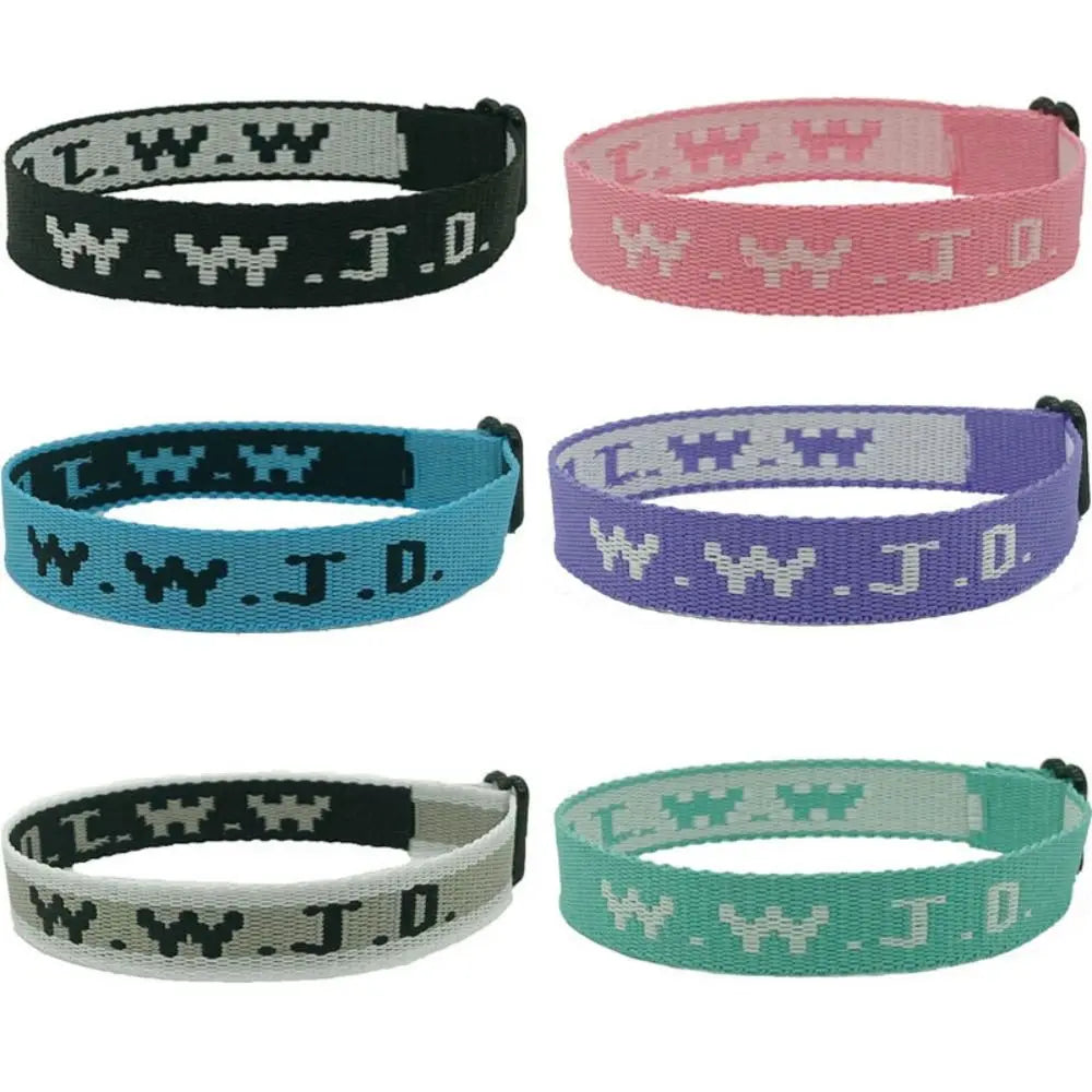WWJD Braided Bracelet | What Would Jesus Do Wristband