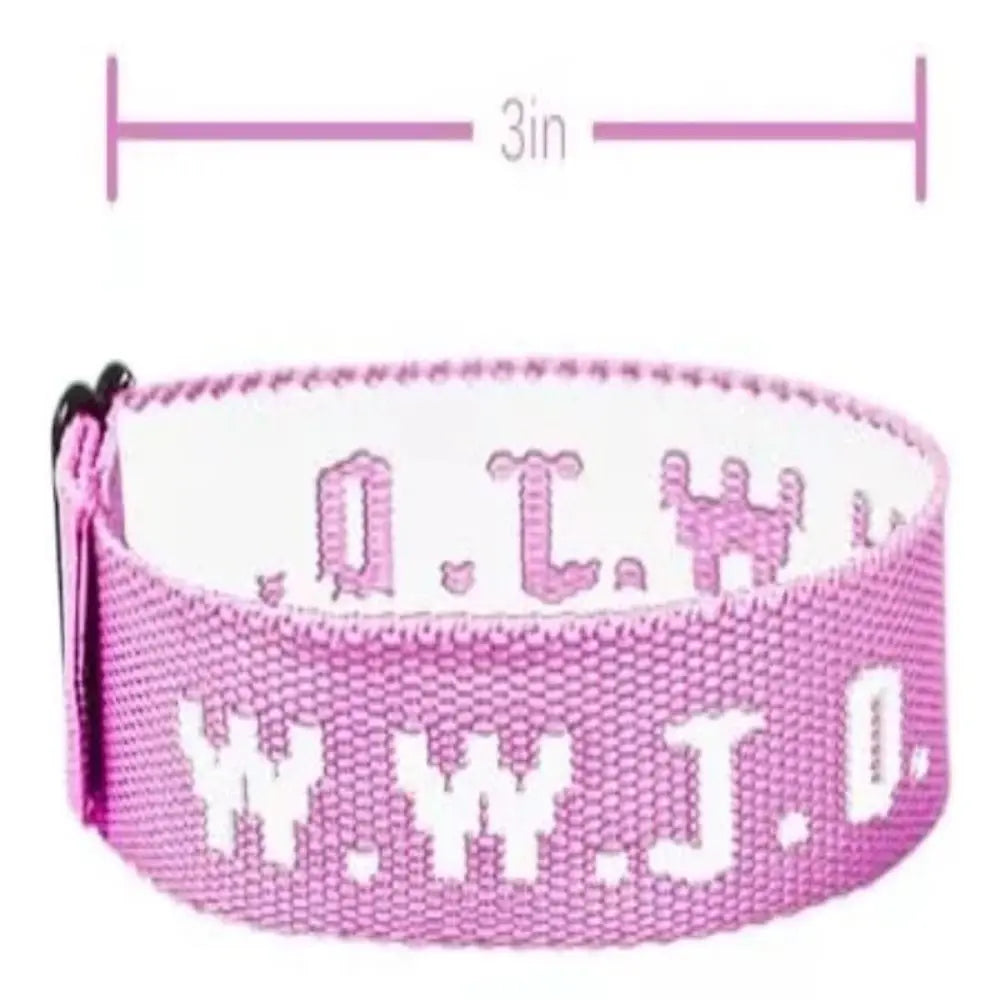 WWJD Braided Bracelet | What Would Jesus Do Wristband