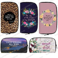 Christian Bible verse long wallet for women