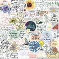 100-piece Christian faith sticker set