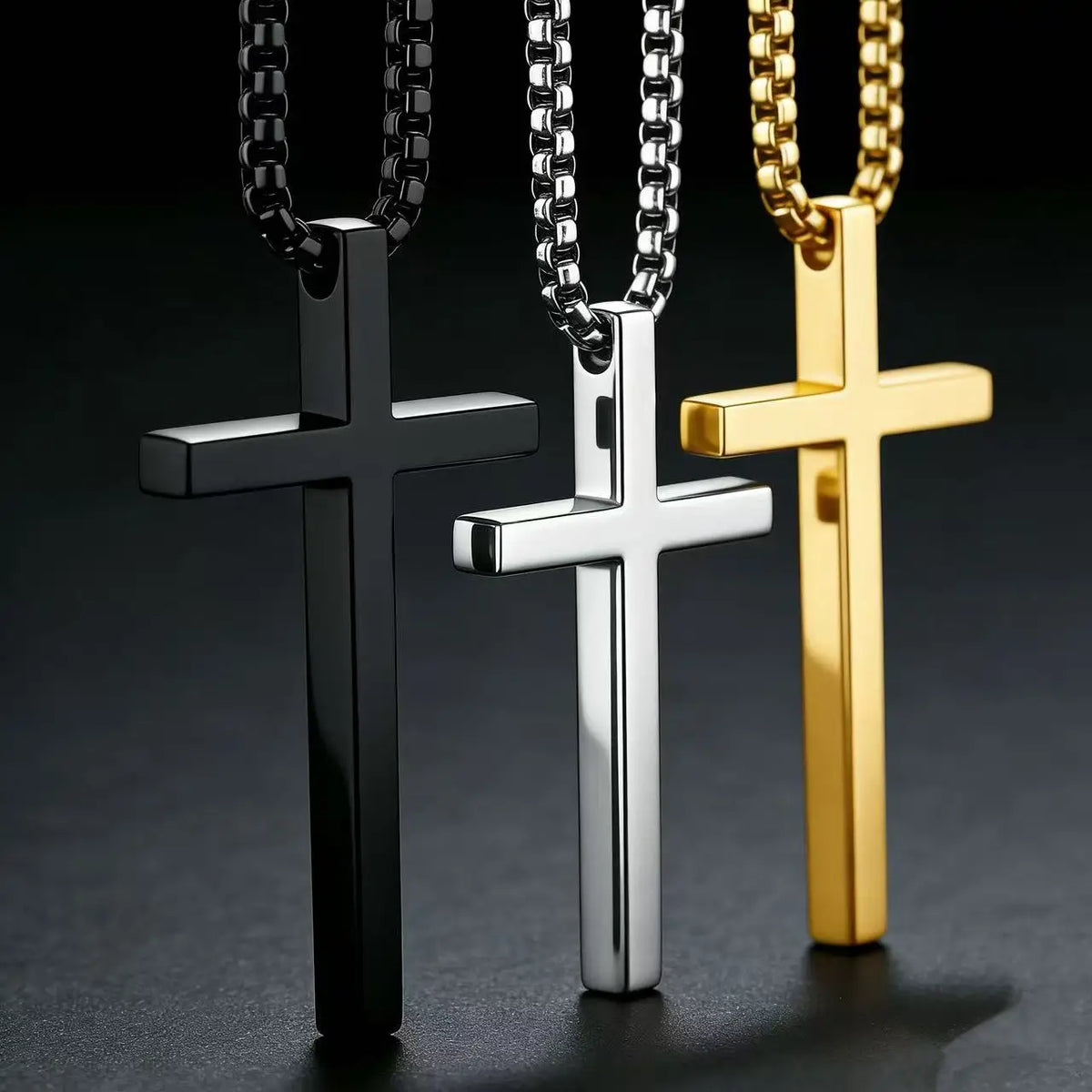 You Never Walk Alone Cross Necklace