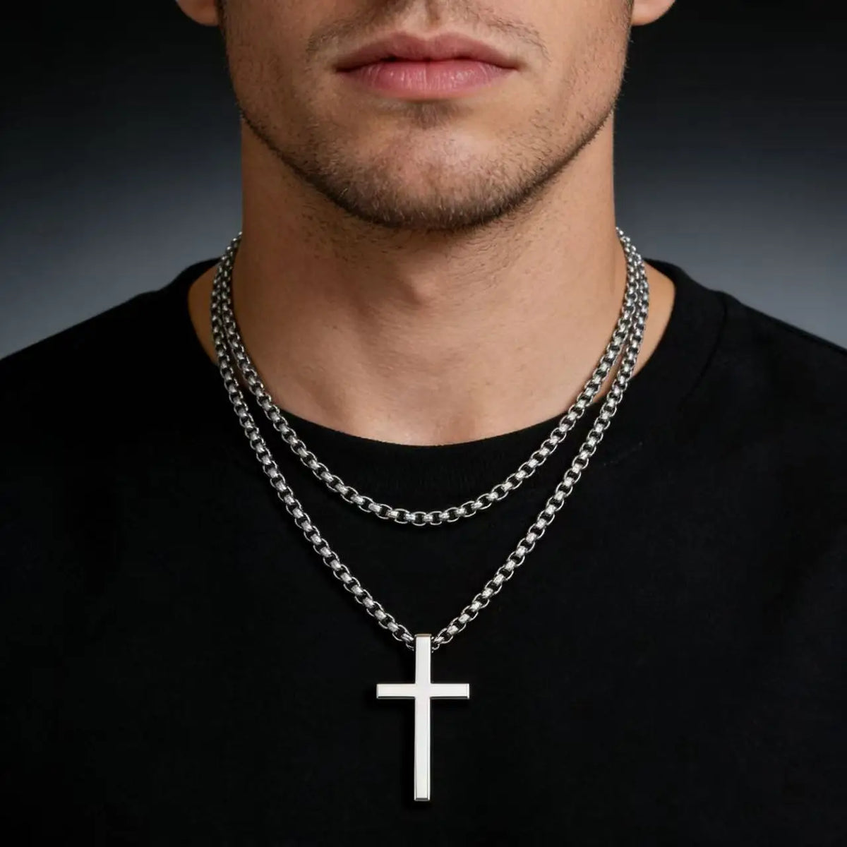 Cross necklace original gallery image