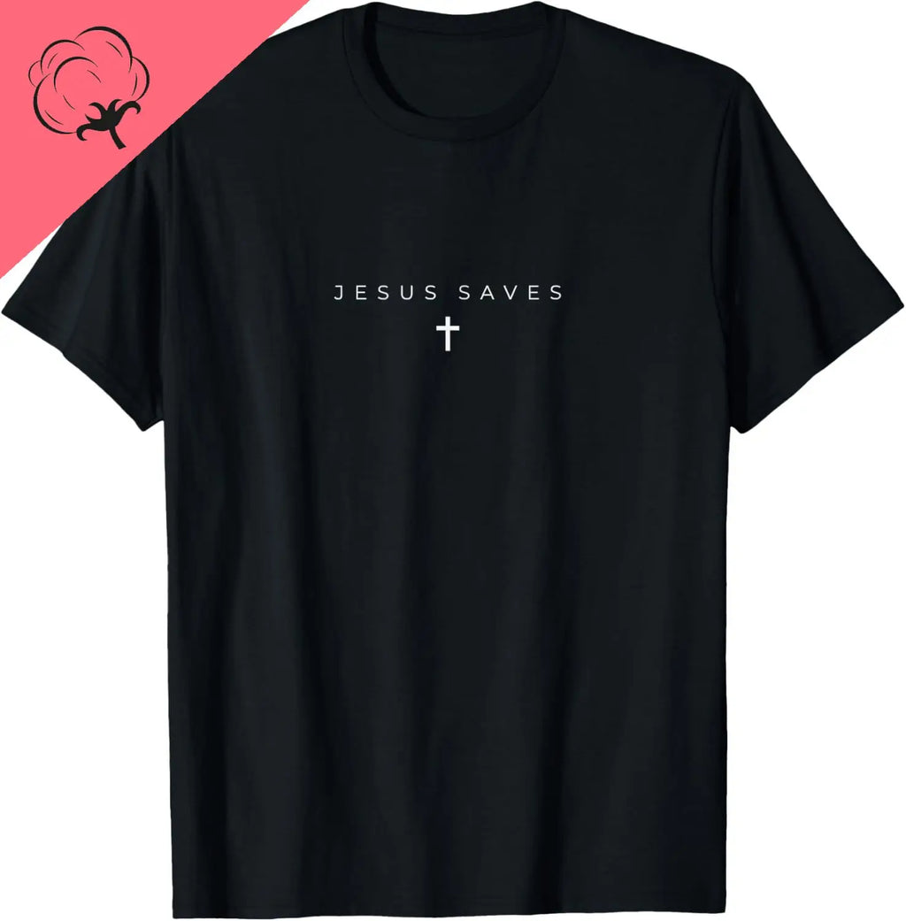 Jesus Saves minimalist Christian T-shirt