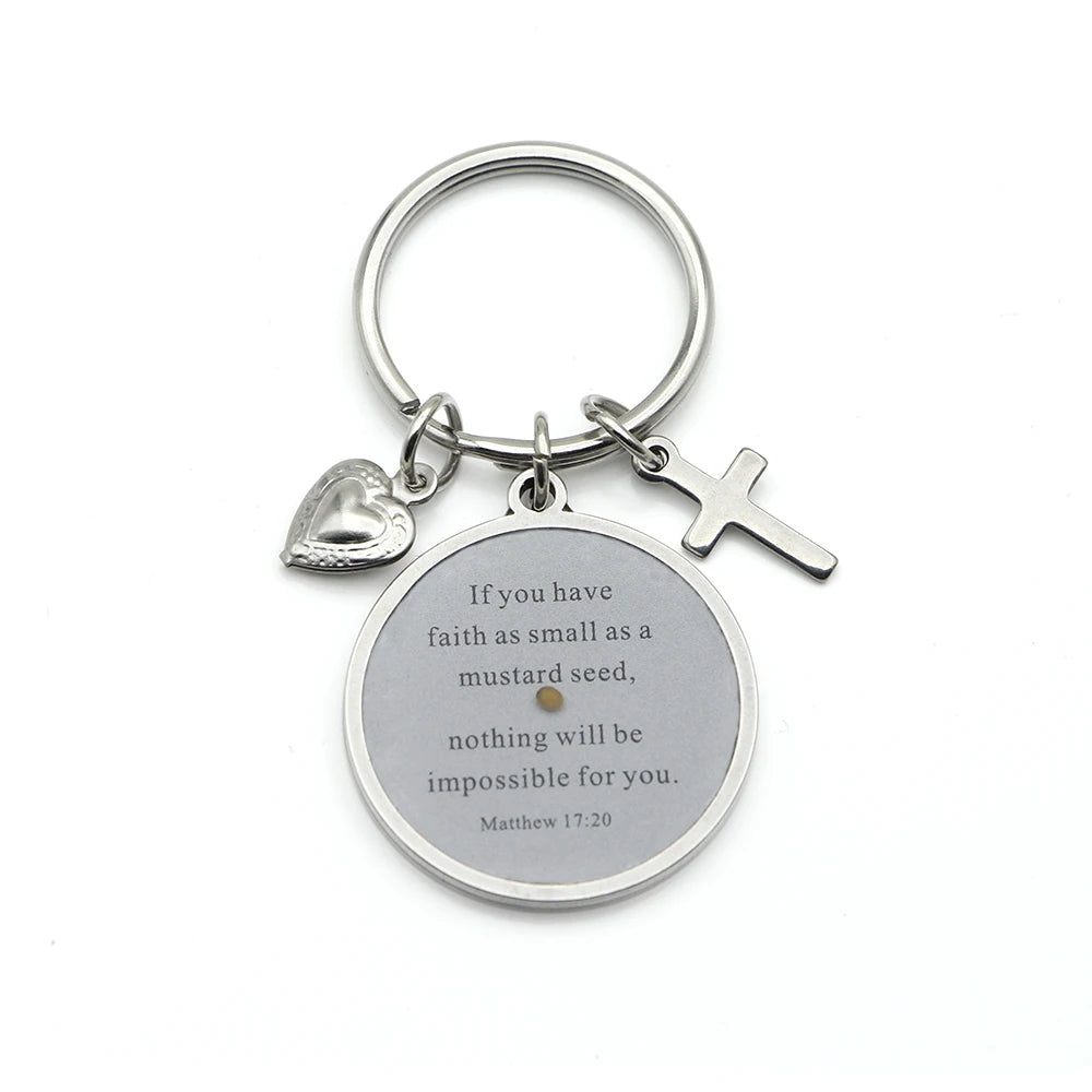 Mustard seed faith keychain original supplier image