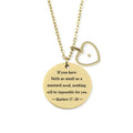 Mustard seed faith necklace inspired by Matthew 17:20